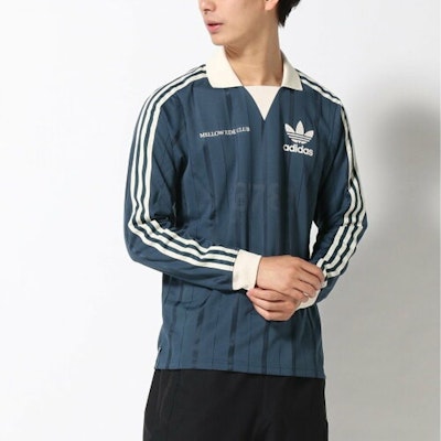 アディダス オリジナルス トレフォイル ロゴ ストライプ 長袖 ポロシャツ ブルー メンズ. HN1676 Details for アディダス オリジナルス トレフォイル ロゴ ストライプ 長袖 ポロシャツ ブルー メンズ. HN1676
