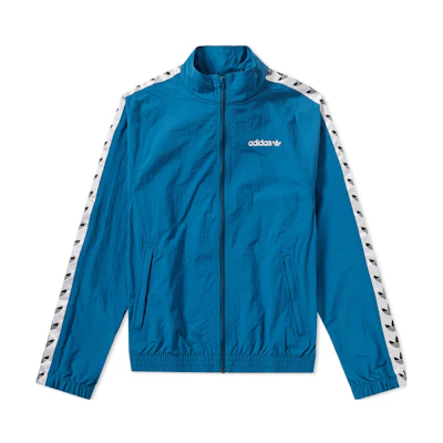 adidas Originals Trefoil Logo Tape Track Jacket Blue CE4827