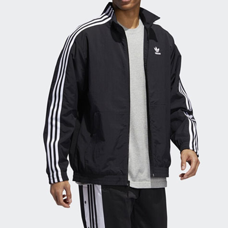 Details for adidas Originals 三葉草復古風黑色運動外套 ED6092