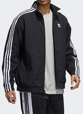 adidas Originals 三葉草復古風黑色運動外套 ED6092 Details for adidas Originals 三葉草復古風黑色運動外套 ED6092