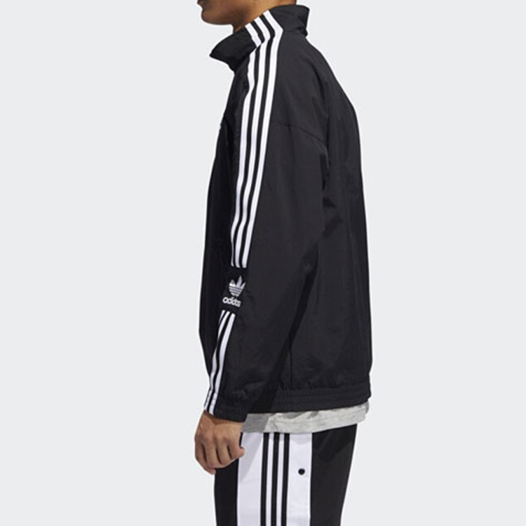 Sizing adidas Originals 三葉草復古風黑色運動外套 ED6092