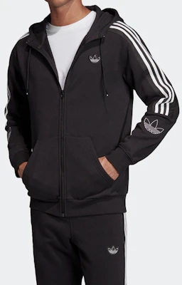 아디다스 오리지널 트레포일 아웃라인 플리스 지퍼 후드 자켓 블랙 ED4693 Purchase 아디다스 오리지널 트레포일 아웃라인 플리스 지퍼 후드 자켓 블랙 ED4693