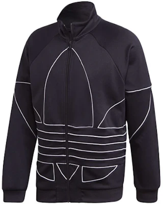 adidas Originals Trefoil Outline Track Jacket Black Casual Sportswear GE0810 Buy adidas Originals Trefoil Outline Track Jacket Black Casual Sportswear GE0810