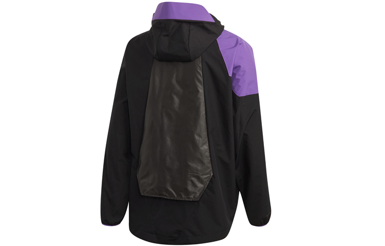 Lookbook adidas Originals 三葉草可收納半拉鍊黑色外套 休閒運動裝 FM3679