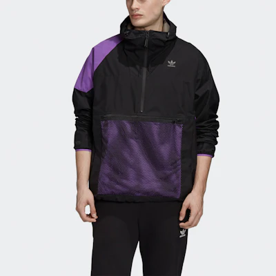 adidas Originals Trefoil Jaket Half-Zip Packable Hitam Kasual Sukan. FM3679 Shop adidas Originals Trefoil Jaket Half-Zip Packable Hitam Kasual Sukan. FM3679