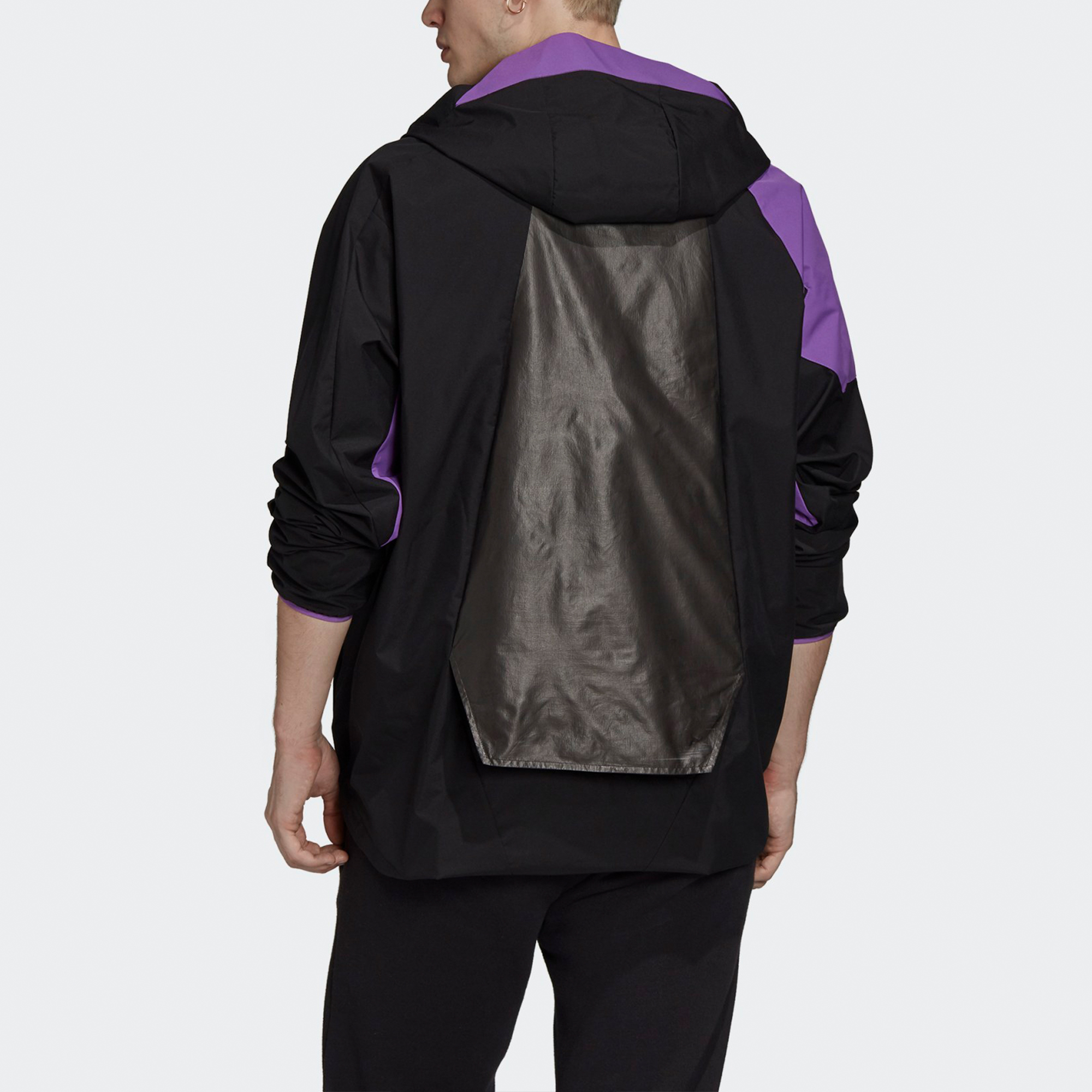 Purchase adidas Originals 三葉草可收納半拉鍊黑色外套 休閒運動裝 FM3679