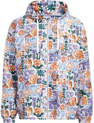 adidas Originals Hoodie Jaket Trefoil Print Multicolor Unisex. HR6438 Buy adidas Originals Hoodie Jaket Trefoil Print Multicolor Unisex. HR6438