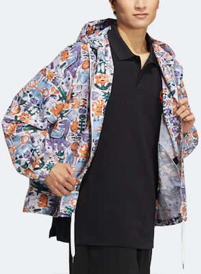 adidas Originals Hoodie Jaket Trefoil Print Multicolor Unisex. HR6438 Purchase adidas Originals Hoodie Jaket Trefoil Print Multicolor Unisex. HR6438