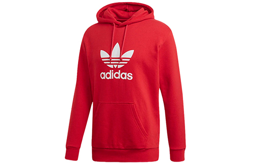 adidas Originals Trefoil Pullover Hoodie Energy Red DX3614