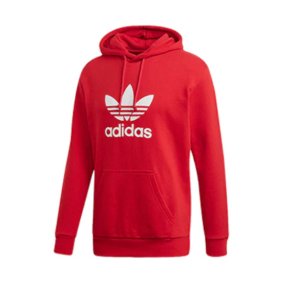 adidas Originals Trefoil Pullover Hoodie Energy Red DX3614