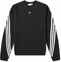 Order adidas Originals 三葉草黑色寬鬆休閒秋季連帽衫 FM1522