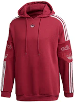 adidas Originals Trefoil Red Hoodie Pullover Sweatshirt ED7116 adidas Originals Trefoil Red Hoodie Pullover Sweatshirt ED7116