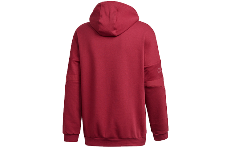 Lookbook adidas Originals Trefoil Red Hoodie Pullover Sweatshirt ED7116