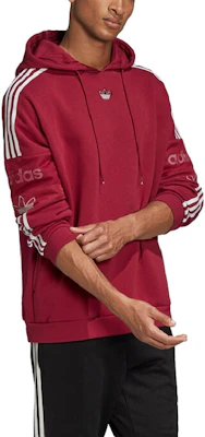 adidas Originals Trefoil Red Hoodie Pullover Sweatshirt ED7116 Sizing adidas Originals Trefoil Red Hoodie Pullover Sweatshirt ED7116