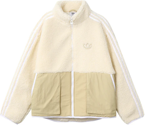 아디다스 오리지널 트레포일 레트로 플리스 자켓 자수 로고 - 유니섹스 오프화이트 HY1378 Order 아디다스 오리지널 트레포일 레트로 플리스 자켓 자수 로고 - 유니섹스 오프화이트 HY1378