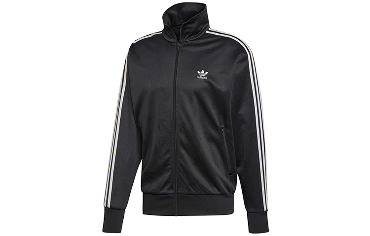 adidas Originals Trefoil Retro Track Jacket Black Striped Casual Wear ED7051