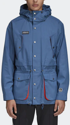 adidas Originals Trefoil Hoodie Biru Solid Jaket Santai Sukan FR9280 Details for adidas Originals Trefoil Hoodie Biru Solid Jaket Santai Sukan FR9280