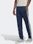 Lookbook Pantalones Jogger Retro de Punto adidas Originals Trefoil Logo Rayado Azul Hombre. HN1674