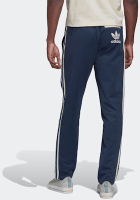 Pantalones Jogger Retro de Punto adidas Originals Trefoil Logo Rayado Azul Hombre. HN1674 Shop Pantalones Jogger Retro de Punto adidas Originals Trefoil Logo Rayado Azul Hombre. HN1674