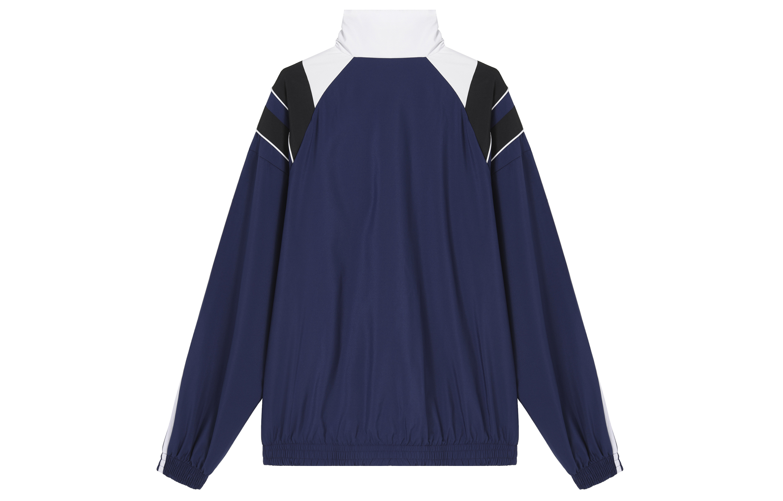 Lookbook adidas Originals 三葉草男女藍色防風透氣拉鍊外套 JW9740