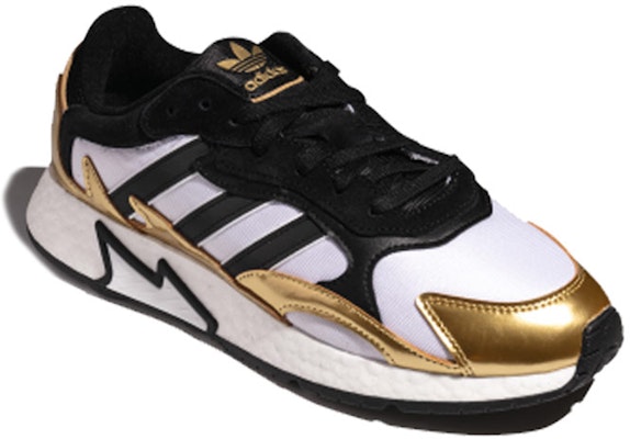 아디다스 오리지널 트레스크 런 BR '화이트 블랙 골드' FV4703 Lookbook 아디다스 오리지널 트레스크 런 BR '화이트 블랙 골드' FV4703