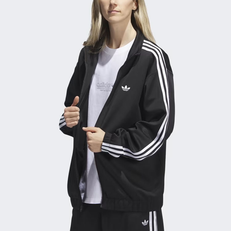 adidas Originals Tricolor 3-Stripes Track Jacket Black Unisex IJ0958 圖 6