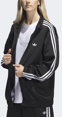adidas Originals Tricolor 3-Stripes Track Jacket Black Unisex IJ0958 Details for adidas Originals Tricolor 3-Stripes Track Jacket Black Unisex IJ0958