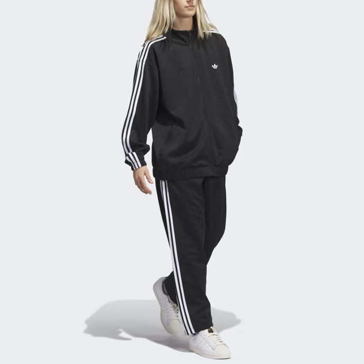 adidas Originals Tricolor 3-Stripes Track Jacket Black Unisex IJ0958 圖 9