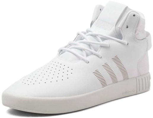adidas originals Tubular Invader 耐磨防滑 高筒休閒板鞋 白 Shop adidas originals Tubular Invader 耐磨防滑 高筒休閒板鞋 白
