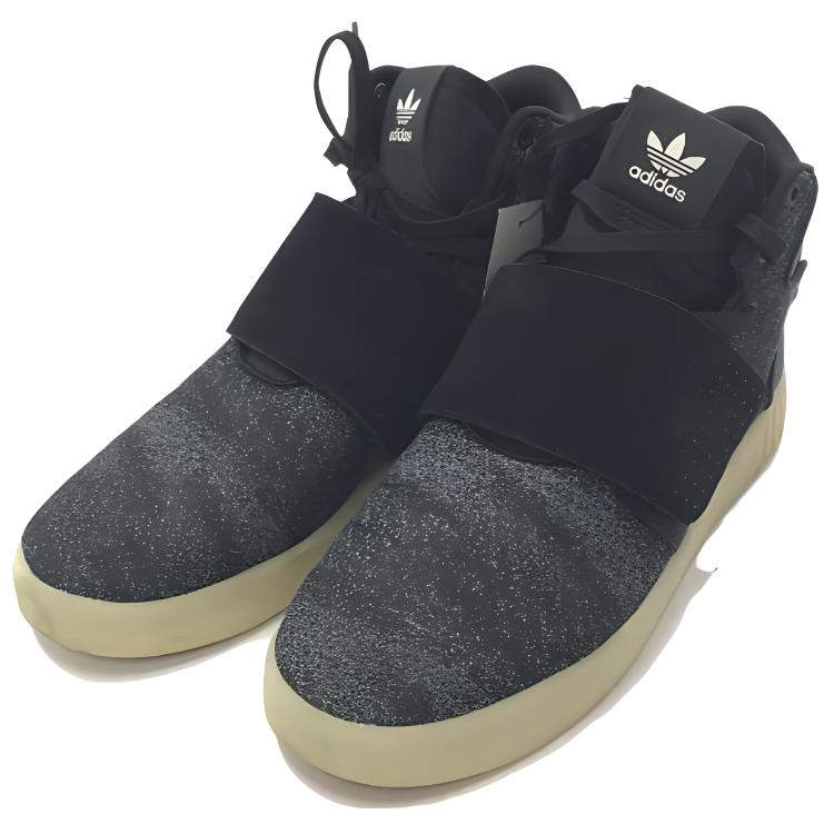 Shop 阿迪达斯 Originals Tubular Invader 黑色系带休闲鞋 BB8945
