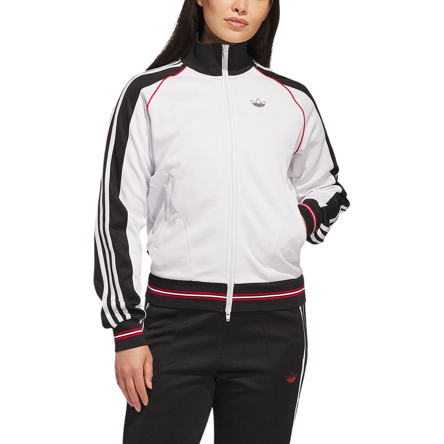 adidas Originals Tyshawn TRCK JK Retro Jacket White/Black/Red Unisex JP1167 圖 4