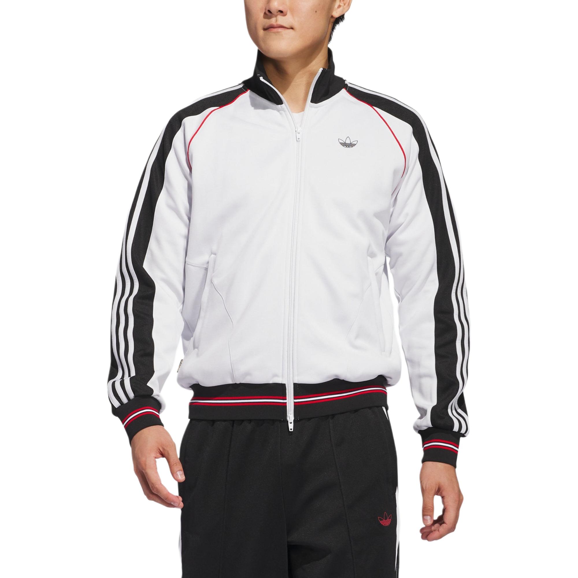 adidas Originals Tyshawn TRCK JK Retro Jacket White/Black/Red Unisex JP1167 圖 6
