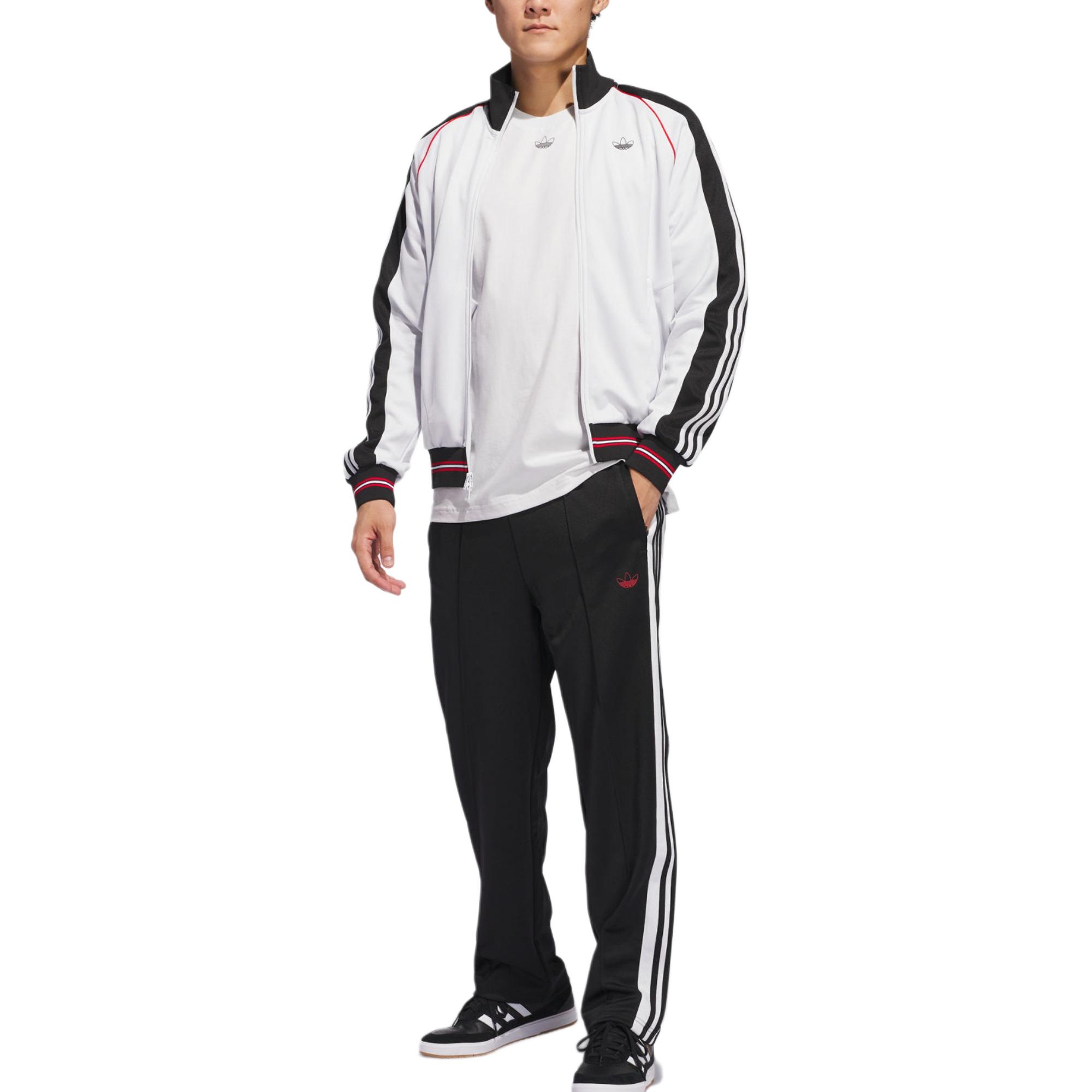 adidas Originals Tyshawn TRCK JK Retro Jacket White/Black/Red Unisex JP1167 圖 8