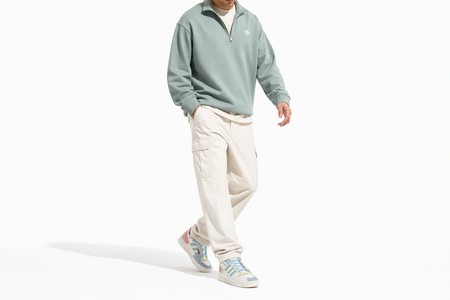 Order adidas Originals Forum Exhibit Low Baskets Unisexe Blanc/Rose/Bleu GX4587