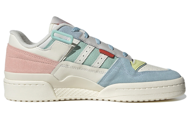 Lookbook adidas Originals Forum Exhibit Low Baskets Unisexe Blanc/Rose/Bleu GX4587