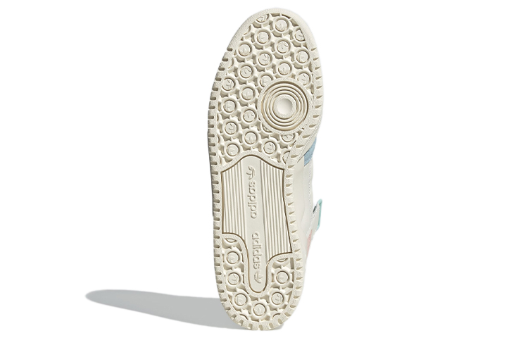 Sizing adidas Originals Forum Exhibit Low Baskets Unisexe Blanc/Rose/Bleu GX4587