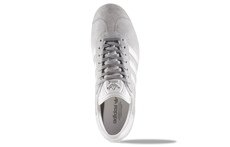 Shop adidas originals Gazelle 舒適耐操滑板鞋 煙灰色 男女皆宜