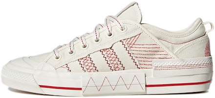 adidas originals Unisex Nizza Low Mfx Comfortable Sneakers White/Red GX0979 adidas originals Unisex Nizza Low Mfx Comfortable Sneakers White/Red GX0979