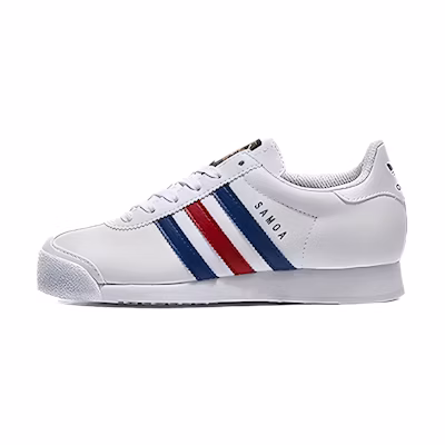adidas originals Unisex Samoa Sneakers White/Red/Blue