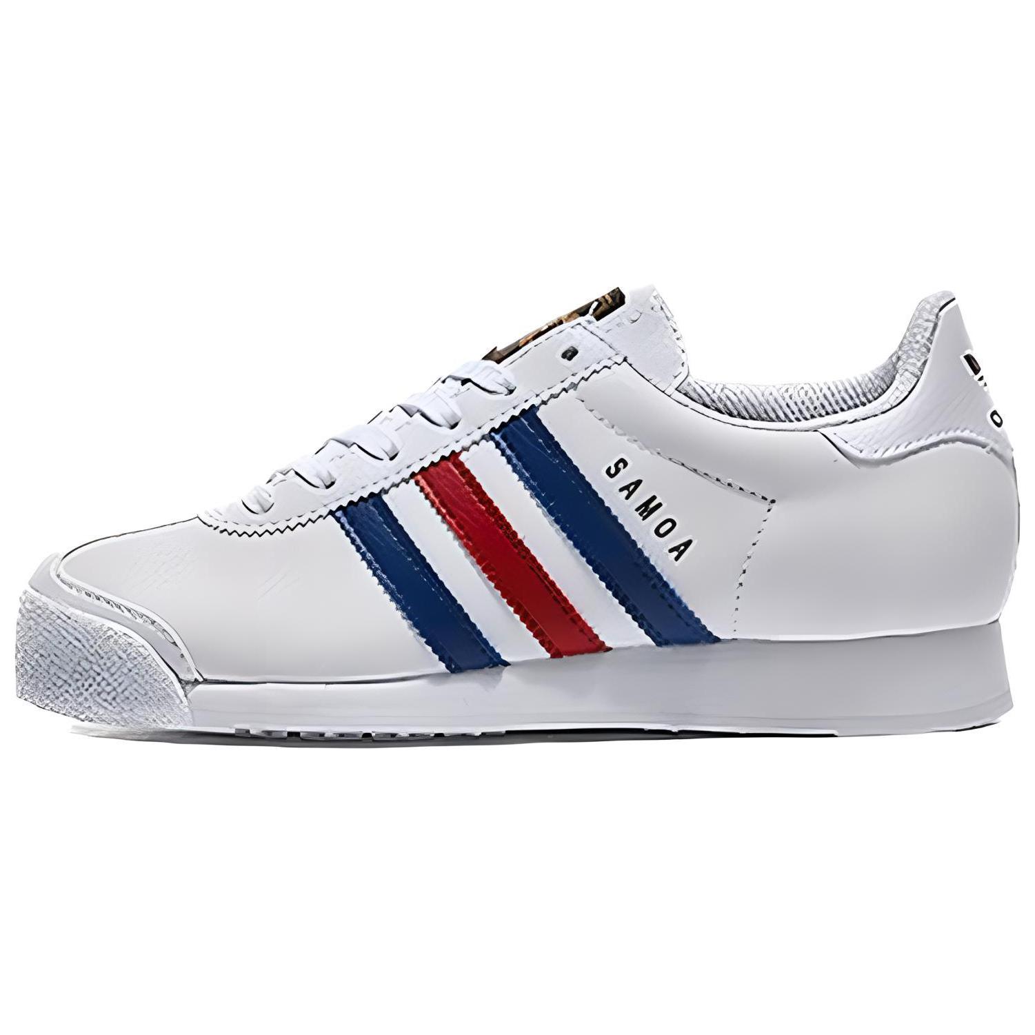 adidas originals Unisex Samoa Sneakers White/Red/Blue FW8366