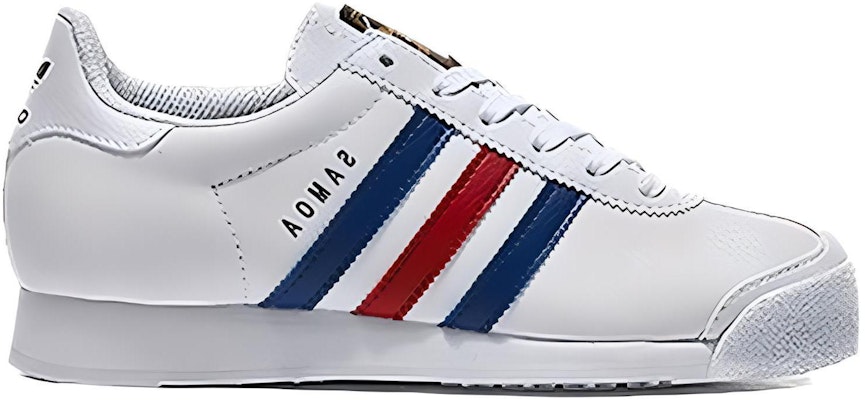 adidas originals Unisex Samoa Sneakers White/Red/Blue FW8366 Order adidas originals Unisex Samoa Sneakers White/Red/Blue FW8366
