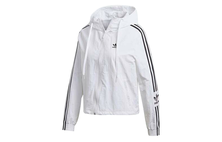 adidas Originals Unisex Windbreaker Fashion Minimalist Hooded Jacket FU1730
