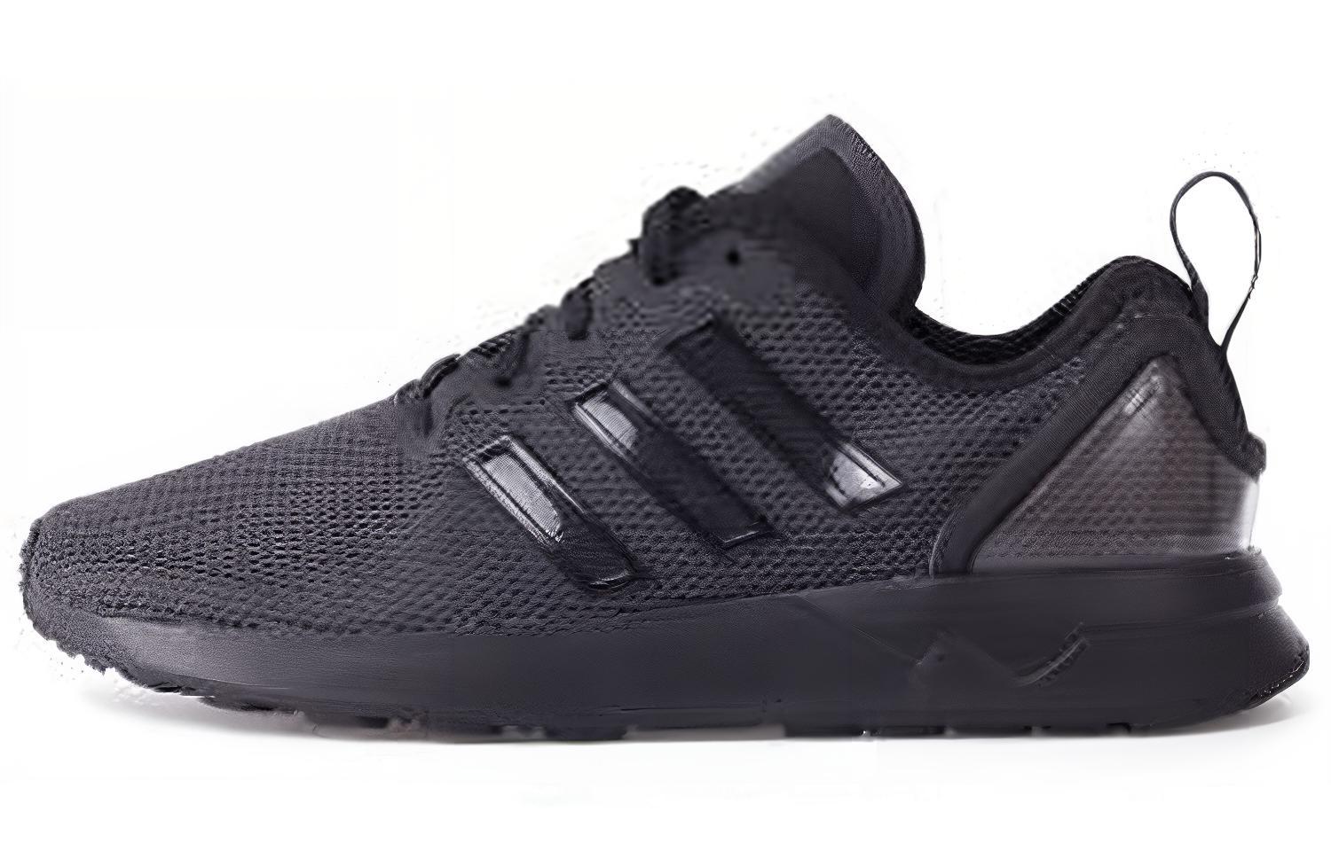 adidas originals Unisex ZX Flux Running Shoes Black AQ3084