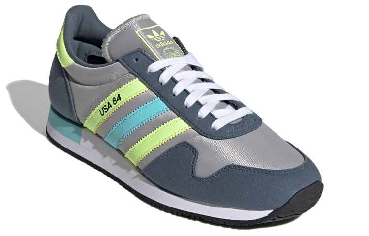 Lookbook adidas Originals USA 84 ''Grijs Geel Groen'' FX9326