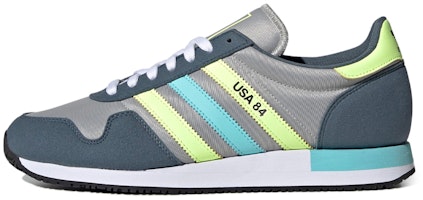 adidas originals USA 84 'Gray Yellow Green' FX9326 adidas originals USA 84 'Gray Yellow Green' FX9326