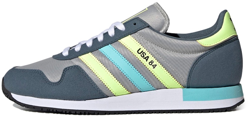 adidas originals USA 84 'Gray Yellow Green' FX9326 Buy adidas originals USA 84 'Gray Yellow Green' FX9326