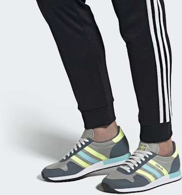 adidas originals USA 84 'Gray Yellow Green' FX9326 Sizing adidas originals USA 84 'Gray Yellow Green' FX9326