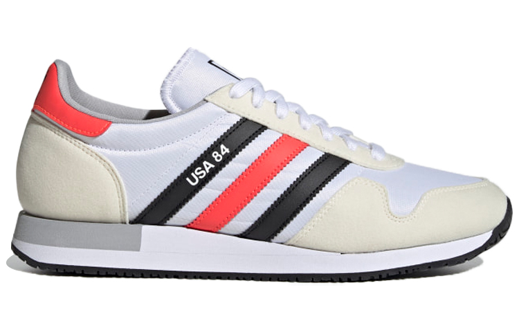 Order adidas Originals USA 84 ''Wit Zwart Rood'' FX9327