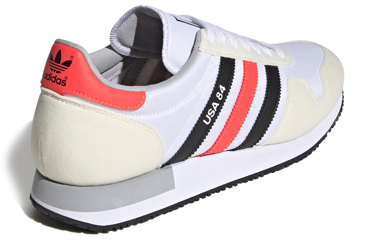 Shop adidas Originals USA 84 ''Wit Zwart Rood'' FX9327