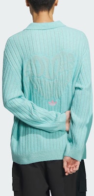 アディダス オリジナルス V-DAY SS24 ストライプ ポロセーター ミントグリーン 男女兼用 バレンタインエディション JE8280 Details for アディダス オリジナルス V-DAY SS24 ストライプ ポロセーター ミントグリーン 男女兼用 バレンタインエディション JE8280